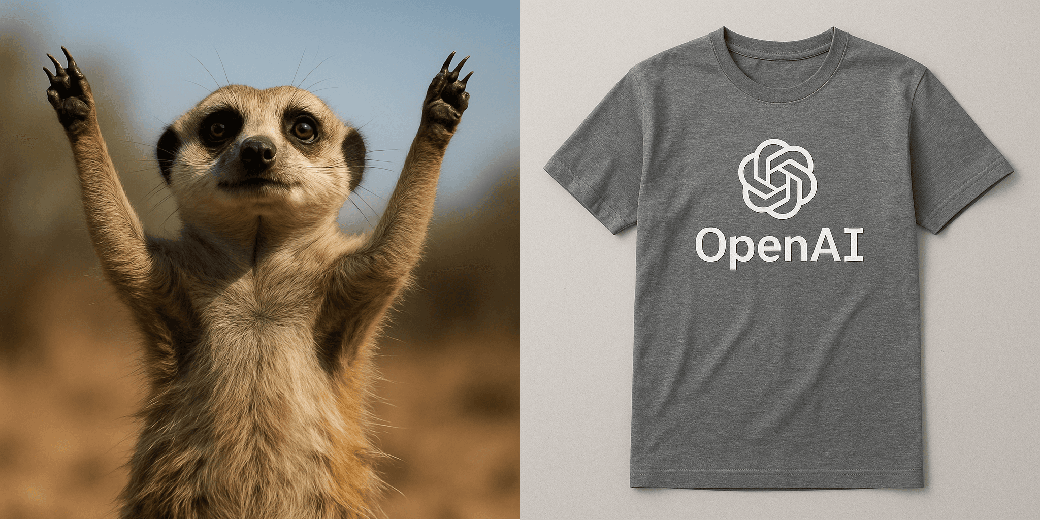 Meerkat and a T-shirt